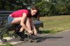 Foto: Frau mit Inline-Skates
