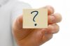 Foto: Notizzettel mit Fragezeichen